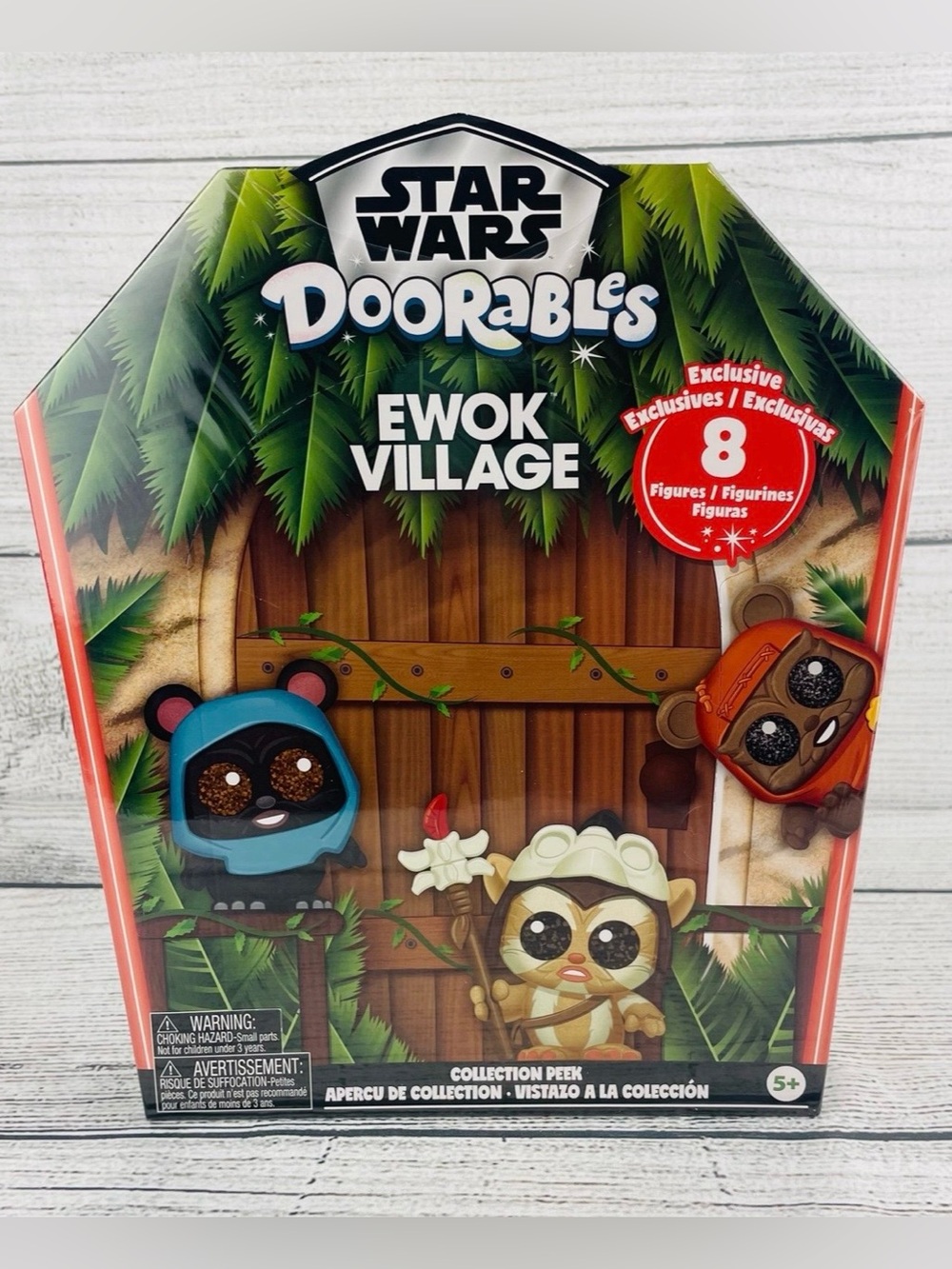 Disney DOORABLES Star Wars EWOK VILLAGE Collection Peek 8 Figures NEW